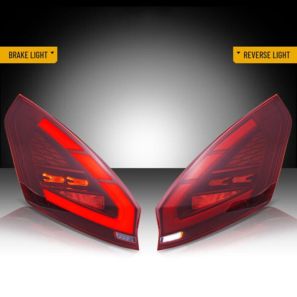 2009-2017 FORD FIESTA HATCHBACK WS WT WZ LED SEQUENTIAL TAIL LIGHTS - iilumo