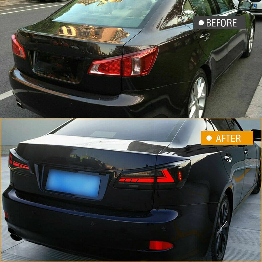 2005-2013 LEXUS IS250 IS350 ISF DYNAMIC LED TAIL LIGHTS - iilumo
