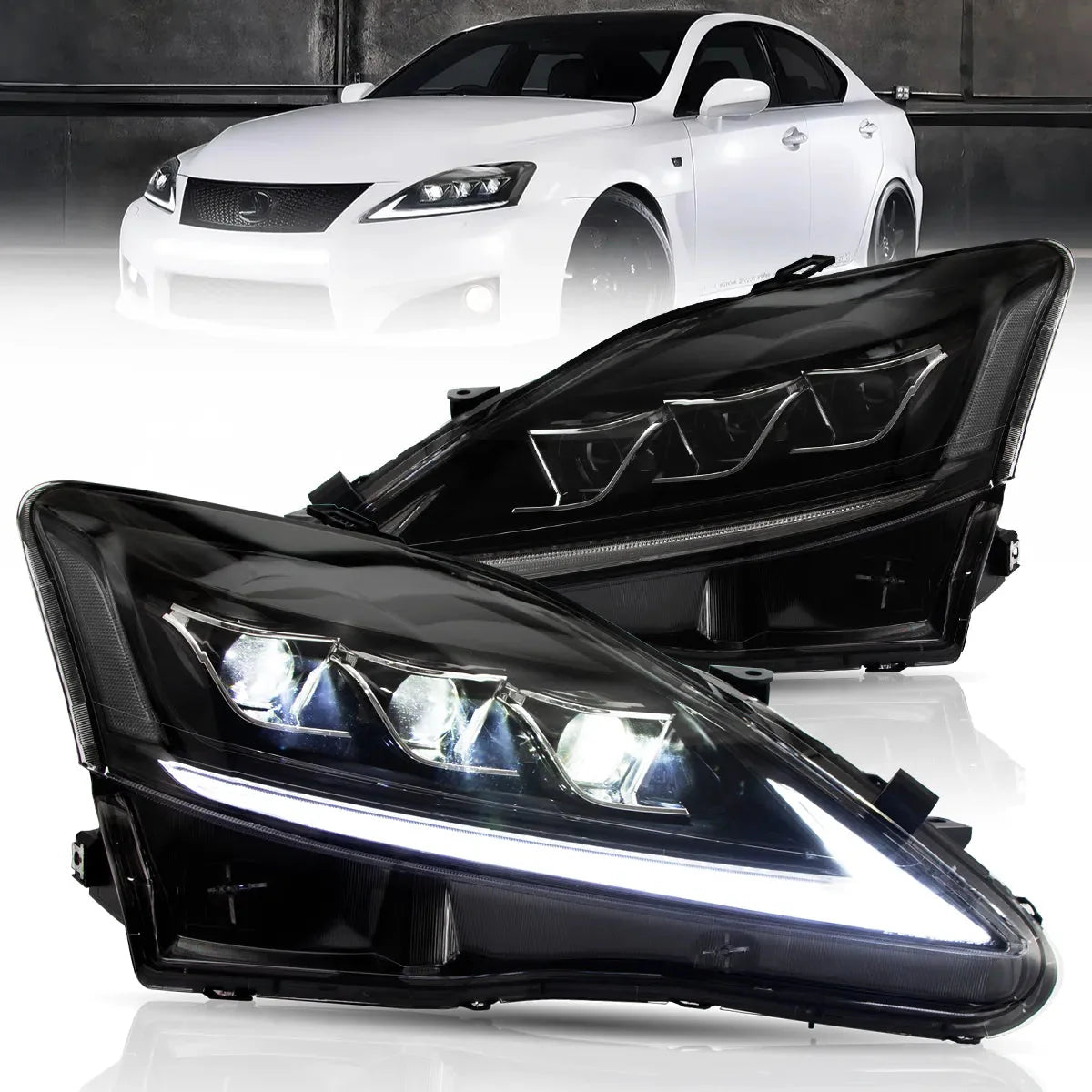 LED Headlights for Lexus IS250 350 ISF 2006–2013