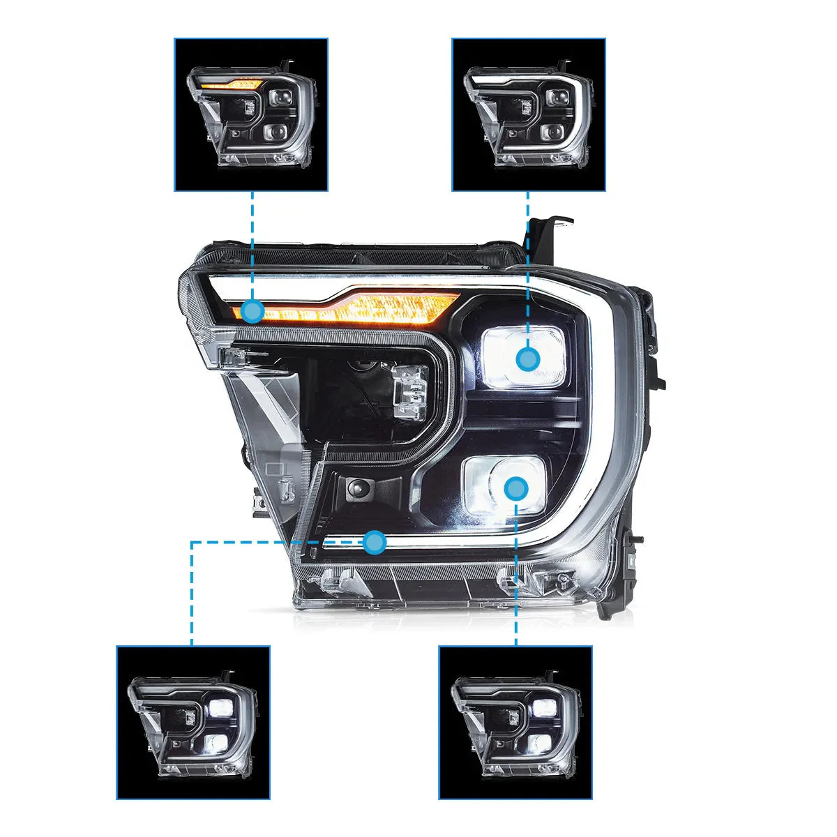 LED Headlights for Ford Ranger T9 2022–2025