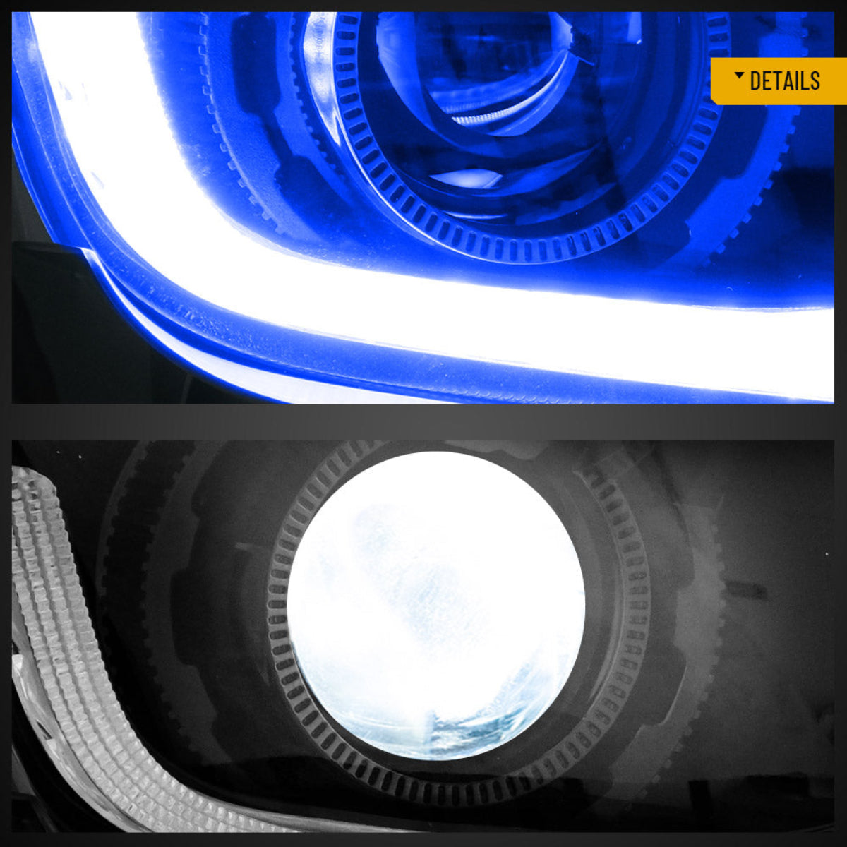 RGB style LED Headlights for Chevrolet Camaro 2014 2015