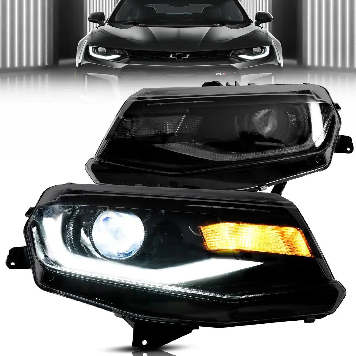 LED Headlights for Chevrolet [chevy] Camaro 2016–2018