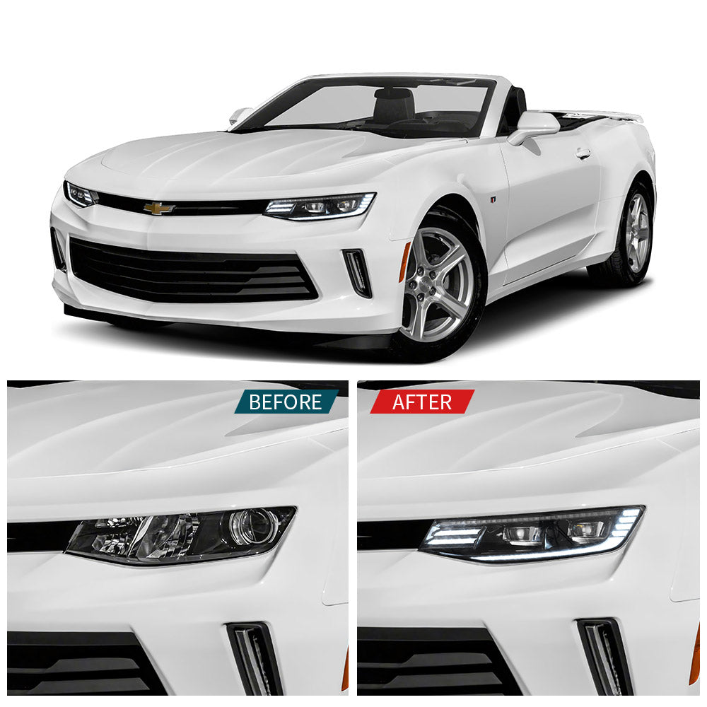 LED Headlights for Chevrolet [chevy] Camaro 2016–2018