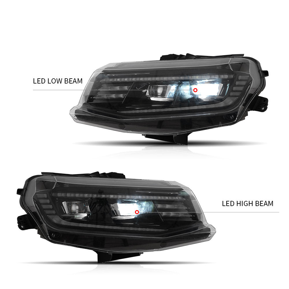 LED Headlights for Chevrolet [chevy] Camaro 2016–2018