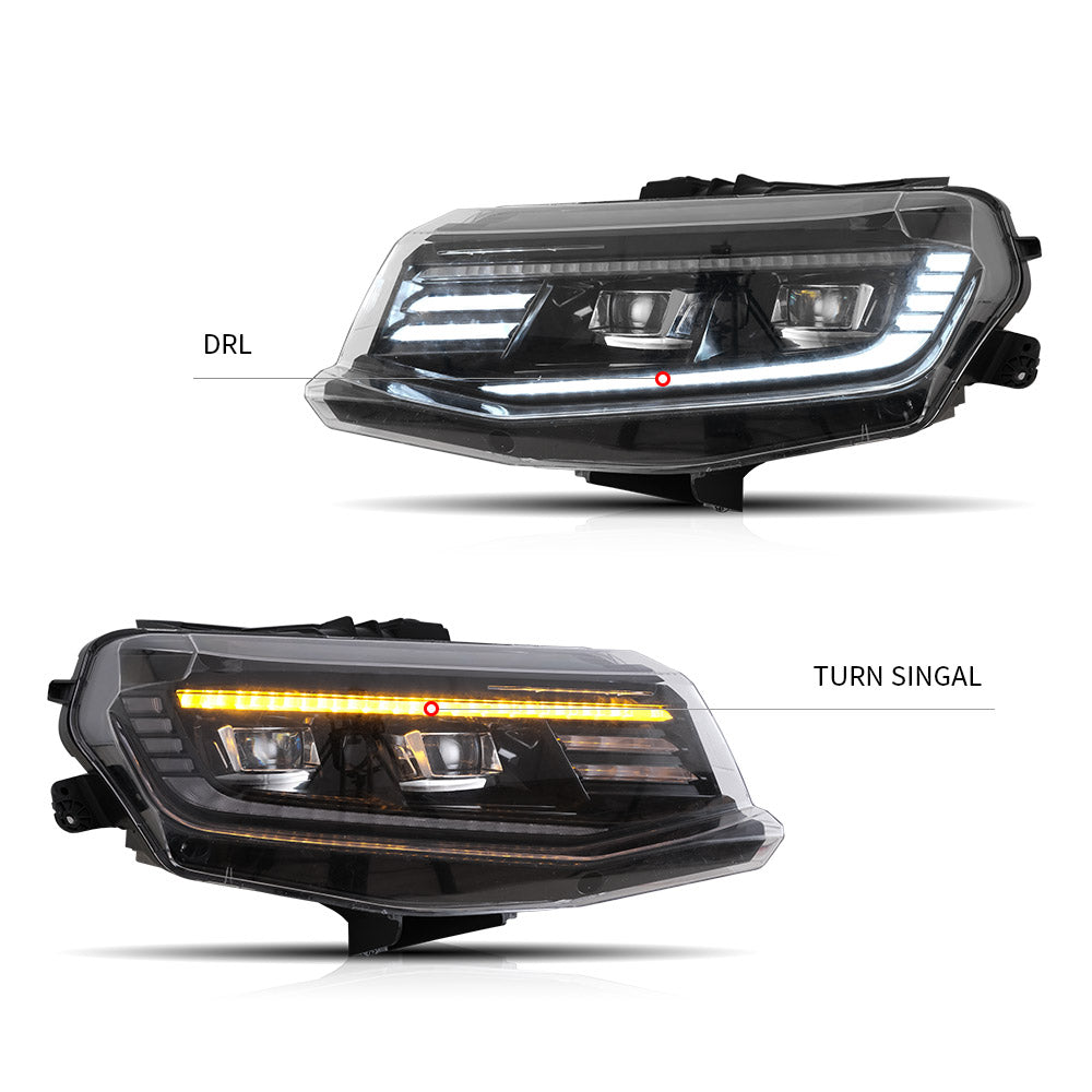 LED Headlights for Chevrolet [chevy] Camaro 2016–2018