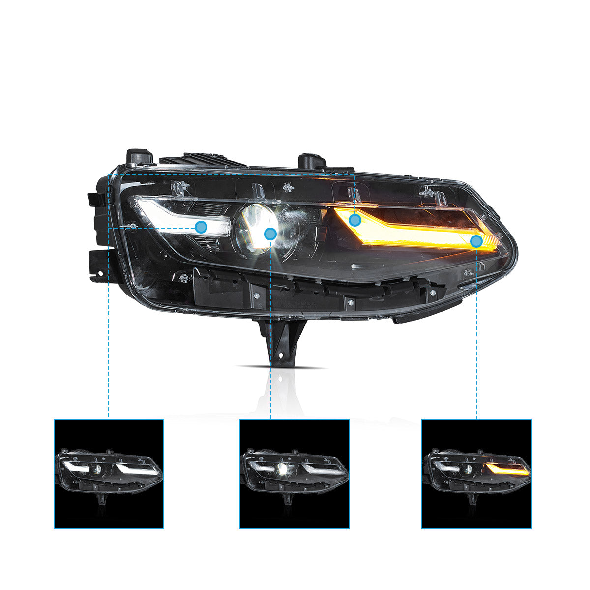 LED Headlights for Chevrolet/Chevy Camaro 2019–2024