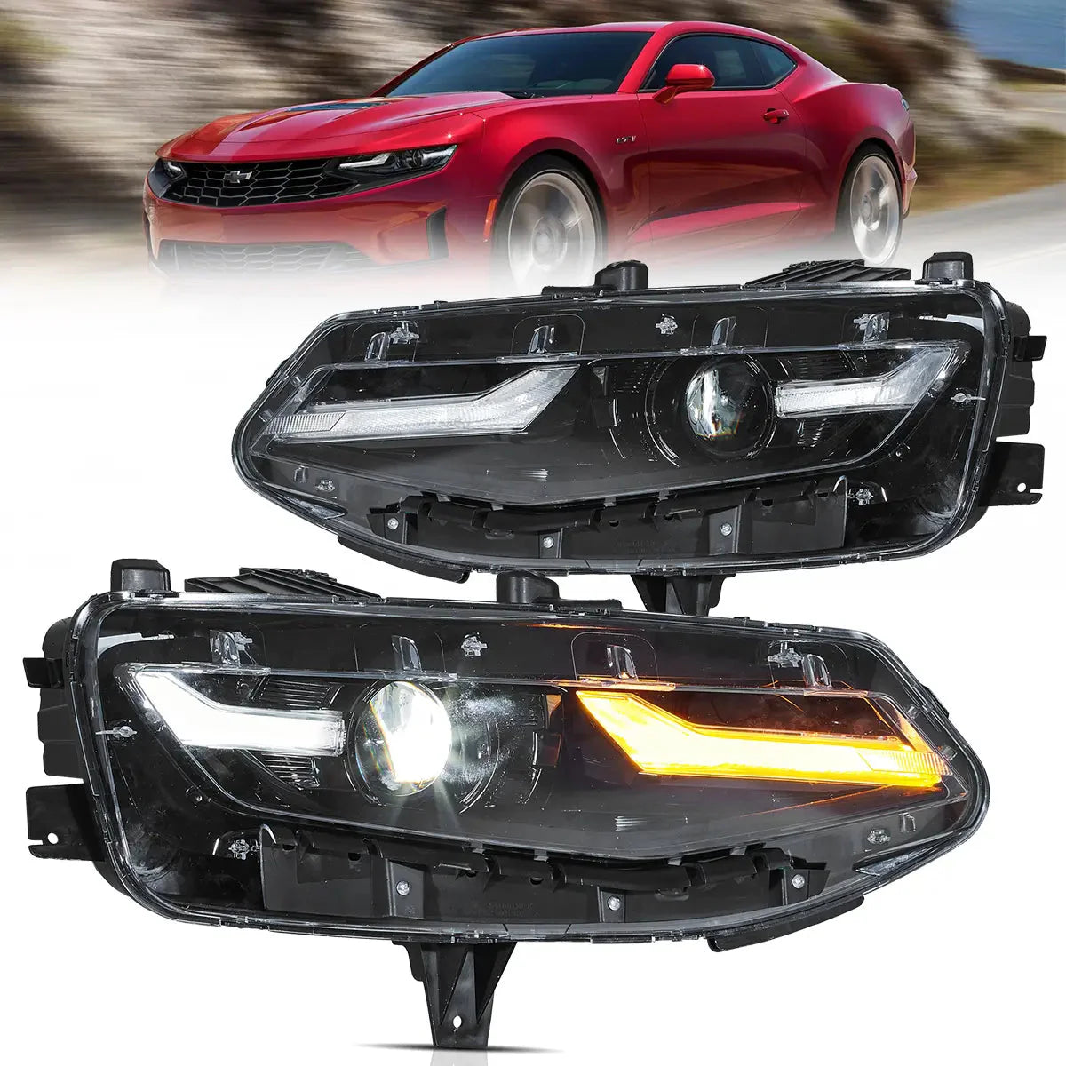 LED Headlights for Chevrolet/Chevy Camaro 2019–2024