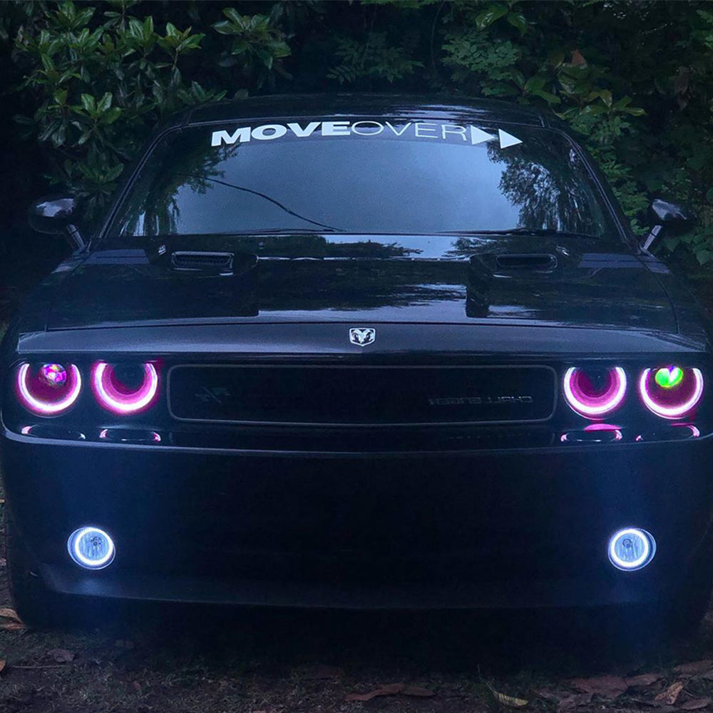 LED Headlights RGB Style for Dodge Challenger 2008–2014