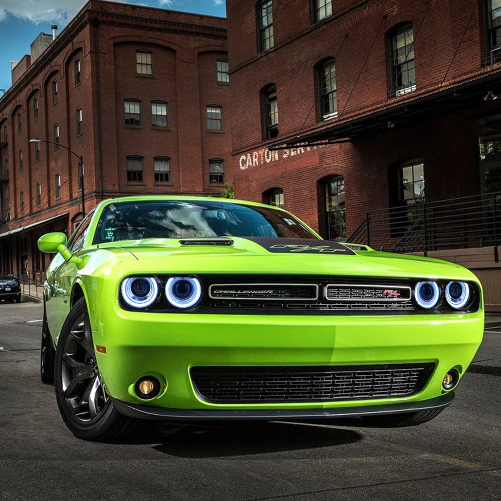 RGB DRL LED Headlights for Dodge Challenger 2015–2024