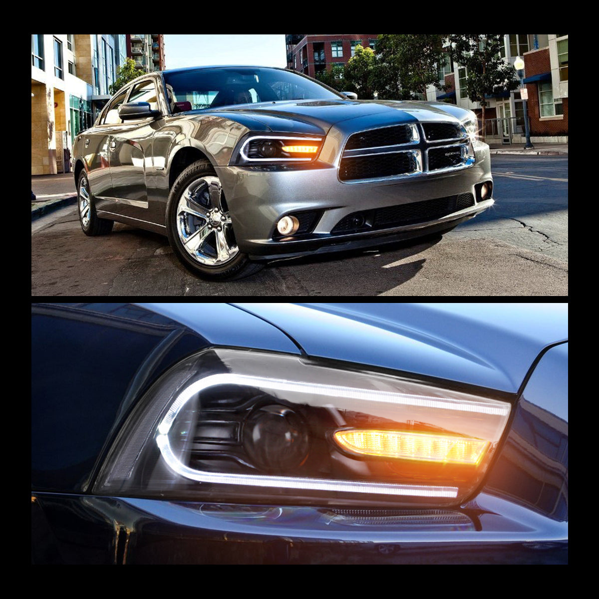 LED Headlights for Dodge Charger 2011–2014