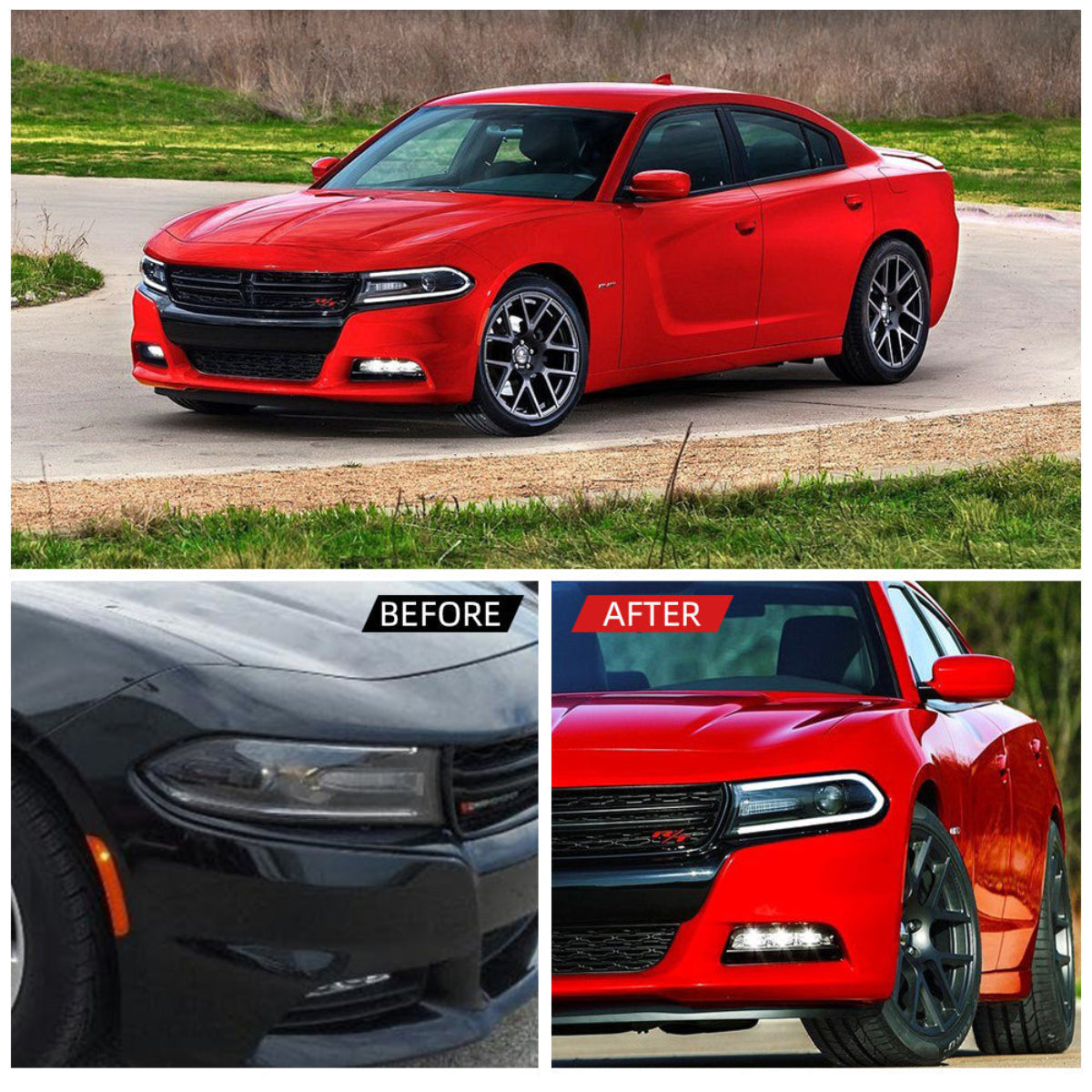 LED Headlights for Dodge Charger 2015–2023