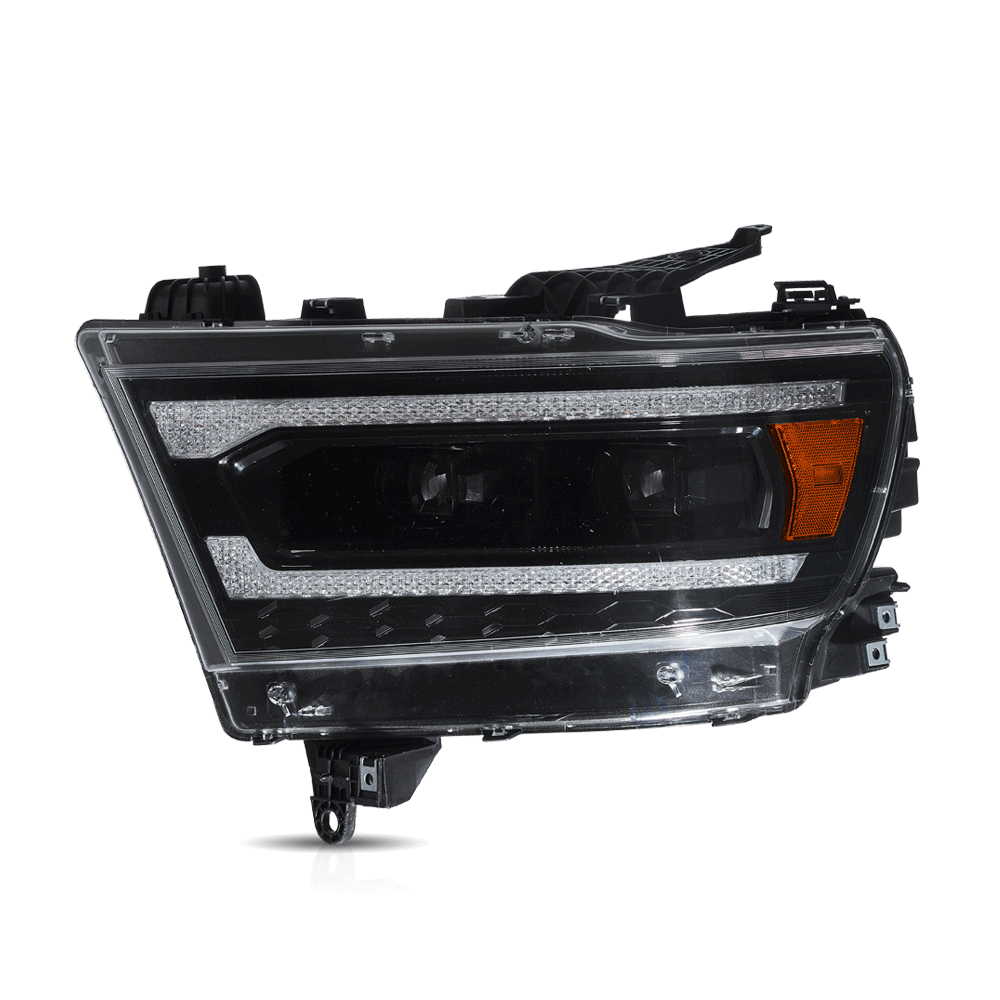 LED 2-Matrix Projector Headlights for Dodge RAM 1500 2019–2024