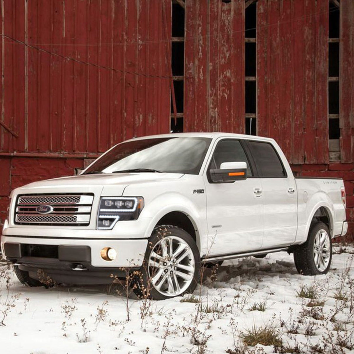 LED Matrix Projector Headlights for Ford F150 2009–2014
