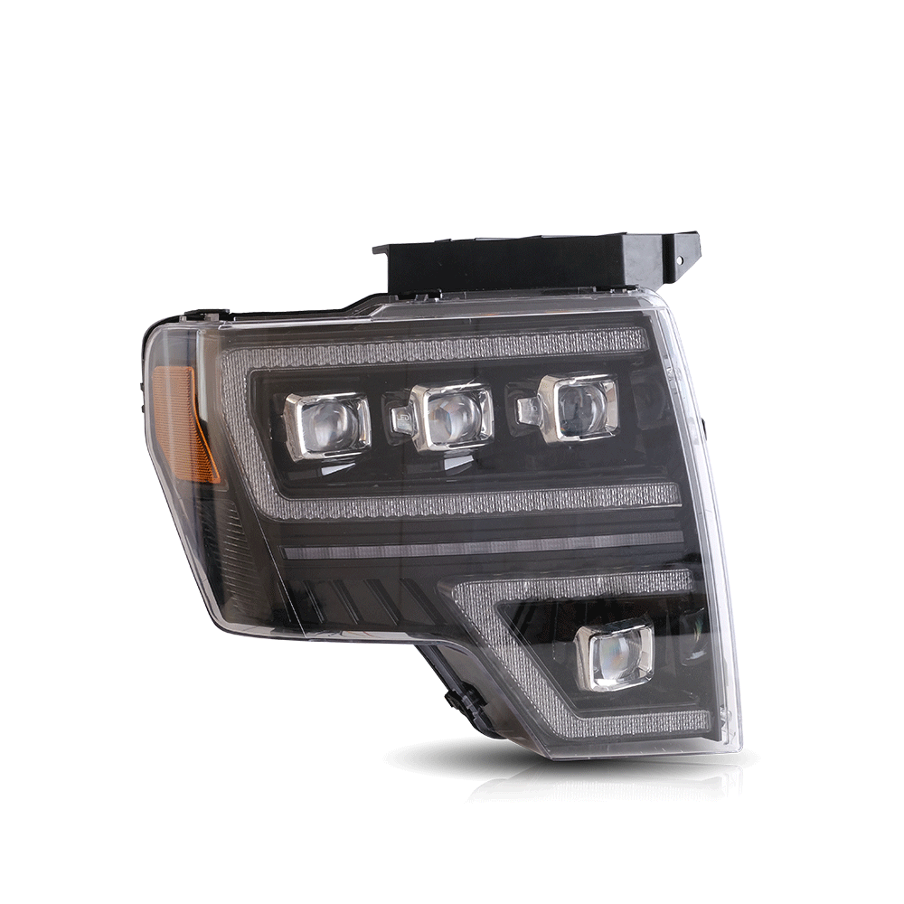 LED Matrix Projector Headlights for Ford F150 2009–2014