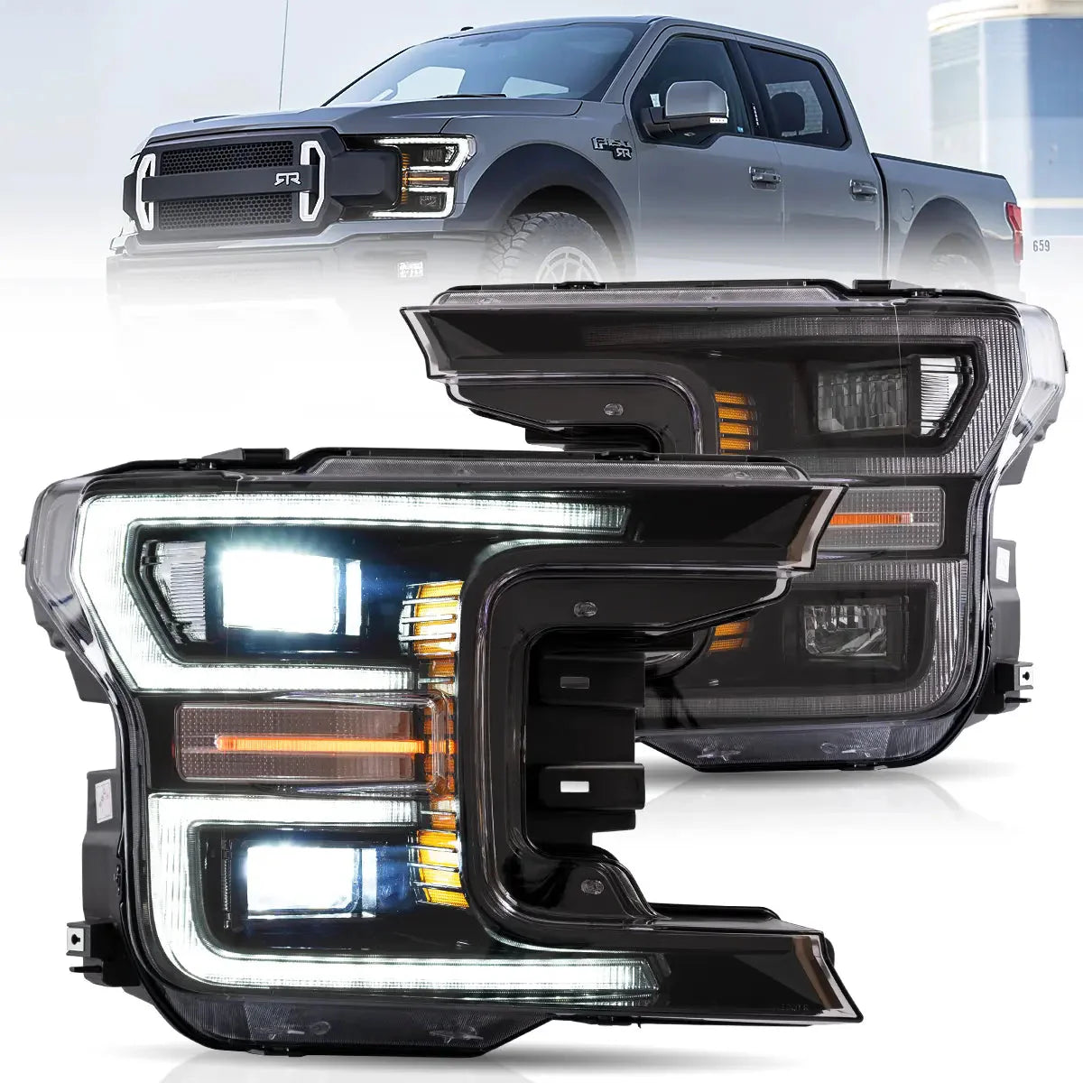 LED Headlights for Ford F150 2018–2020