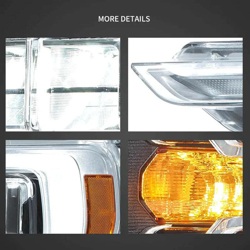 LED Reflection Bowl Headlights for 14th Gen 2021–2024 Ford F150
