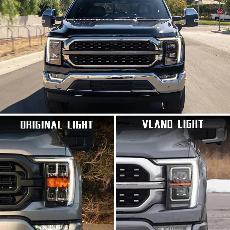 LED Matrix Headlights for Ford F150 2021–2024