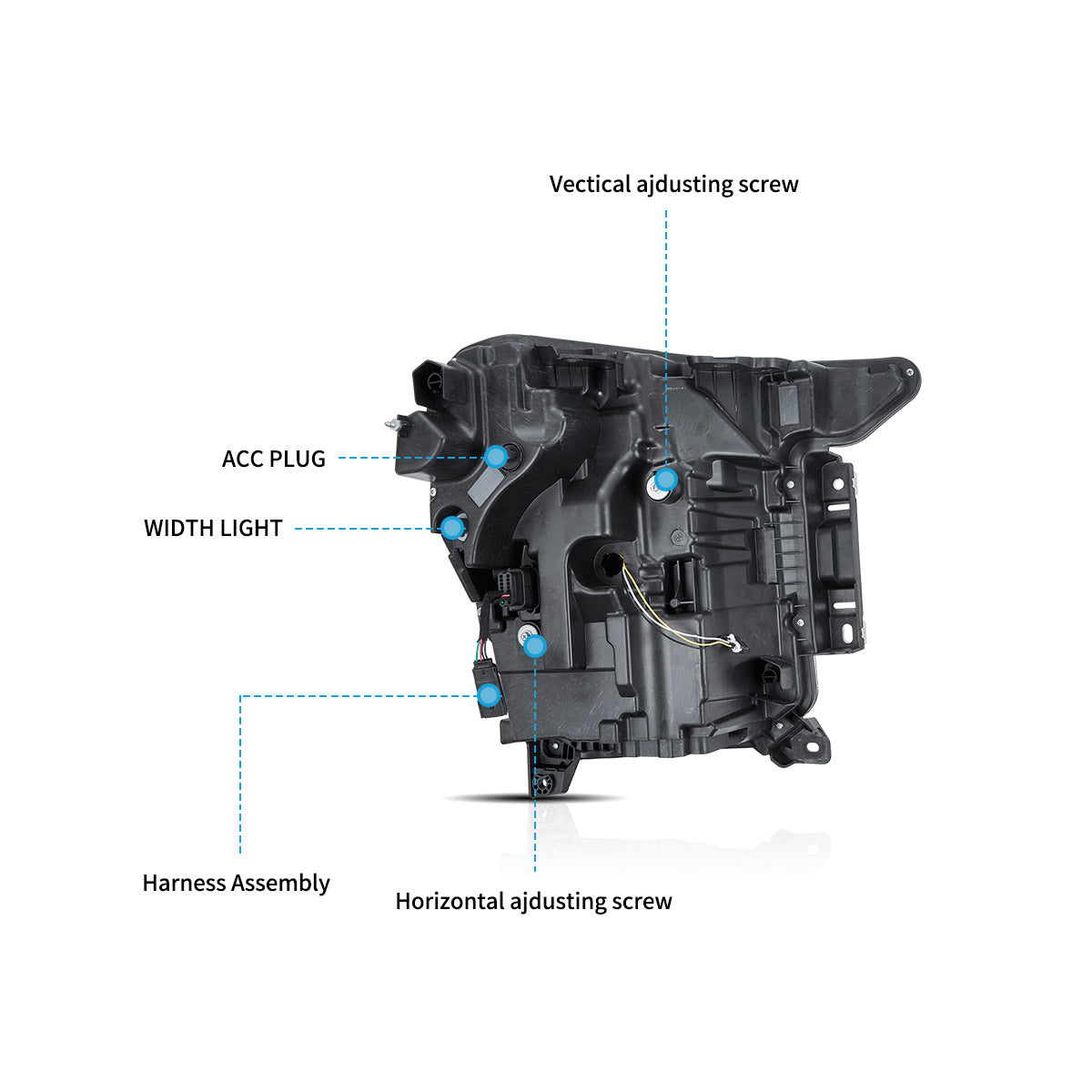 LED Matrix Headlights for Ford F150 2021–2024