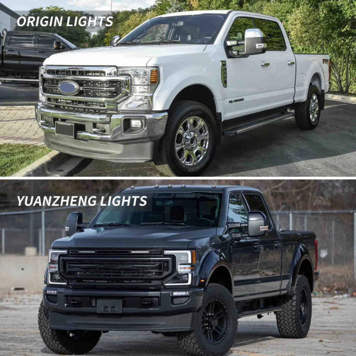 LED Headlights for Ford F250 F350 F450 F550 Super Duty 2020–2022