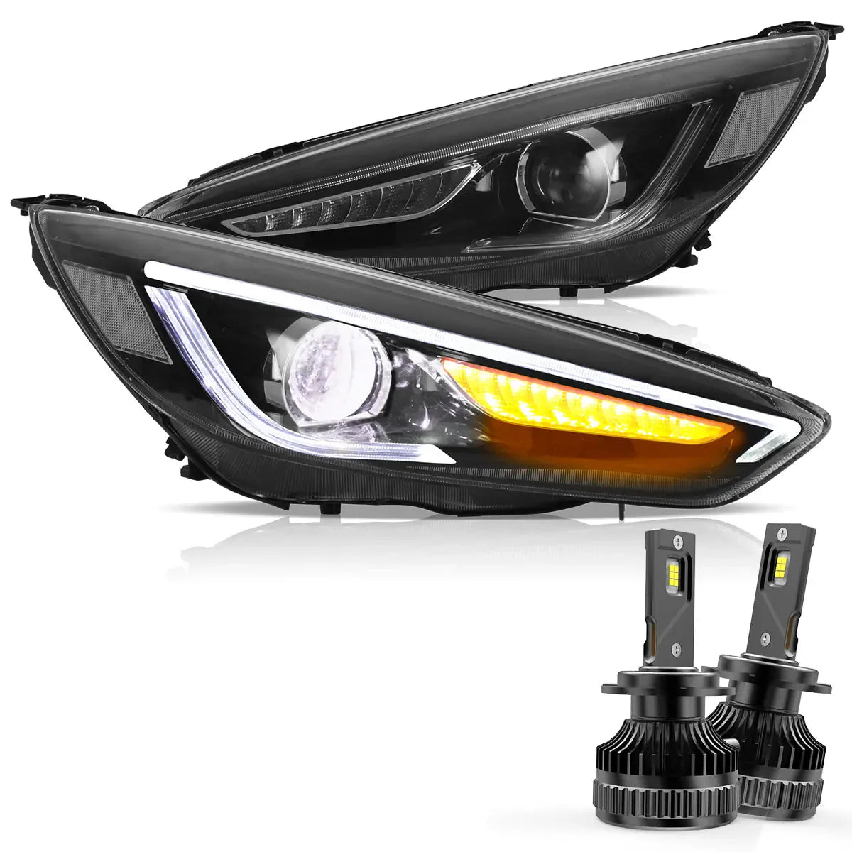 LED Headlights for Ford Focus Mk III Facelift (mk 3.5) 2015–2019
