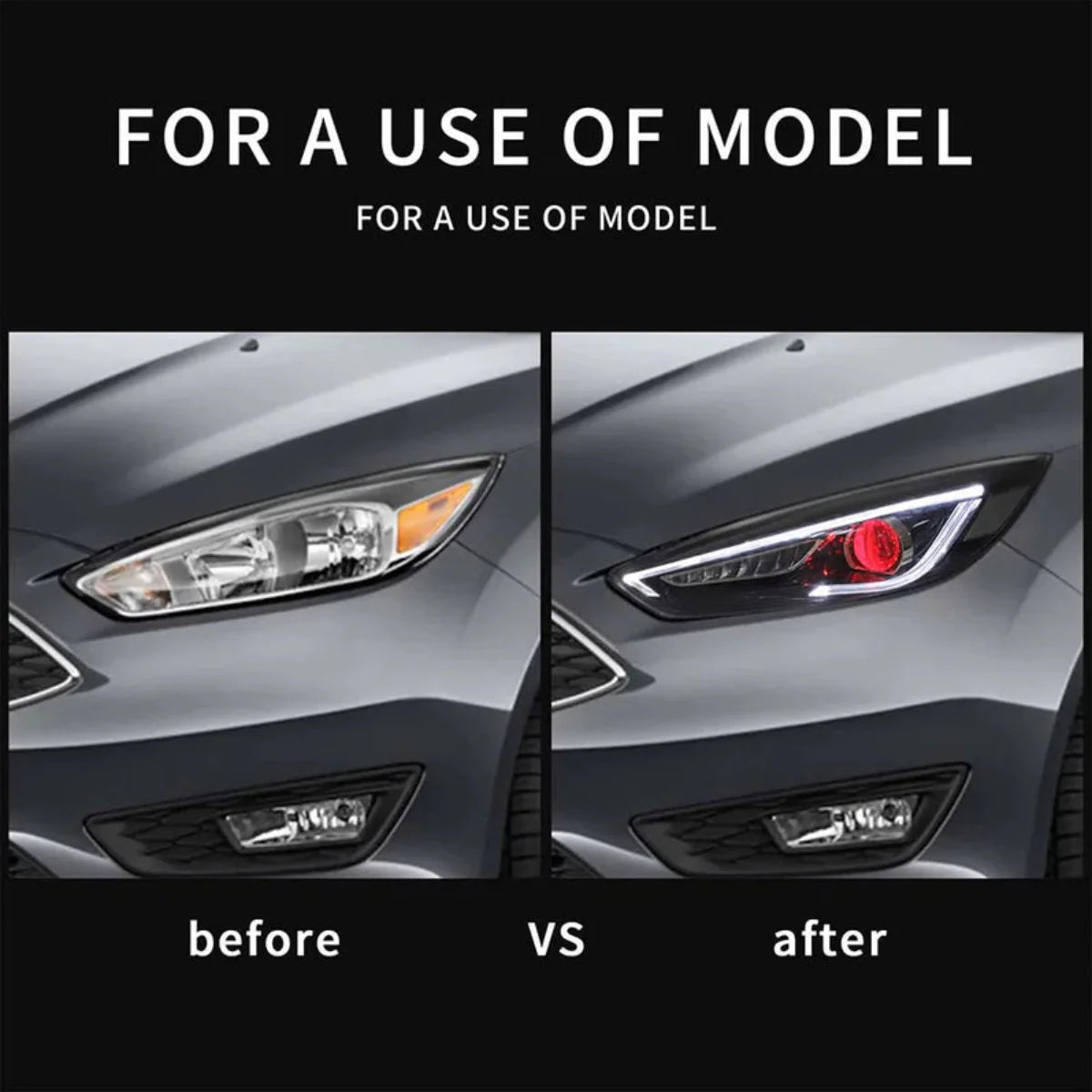 LED Headlights for Ford Focus Mk III Facelift (mk 3.5) 2015–2019