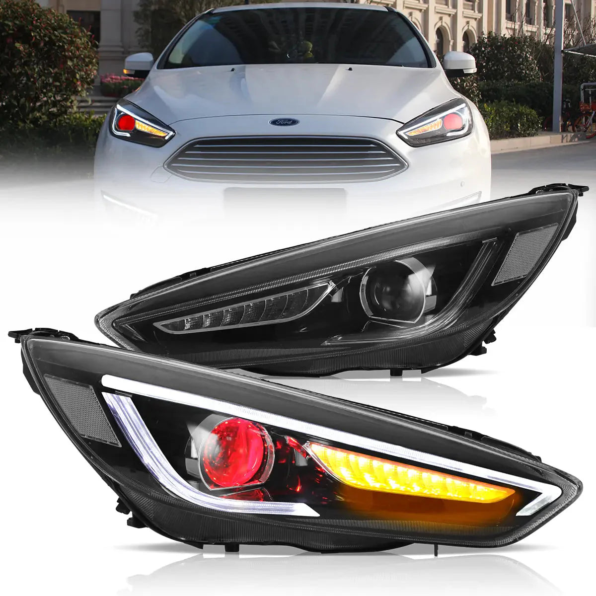 LED Headlights for Ford Focus Mk III Facelift (mk 3.5) 2015–2019