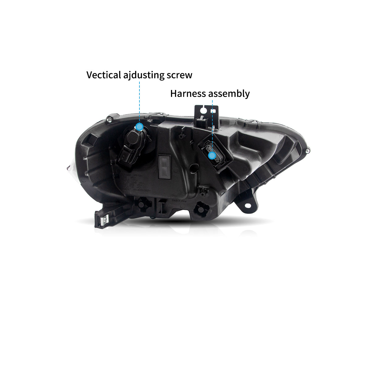LED Headlights for Ford Mustang 2018–2023 RGB selectable