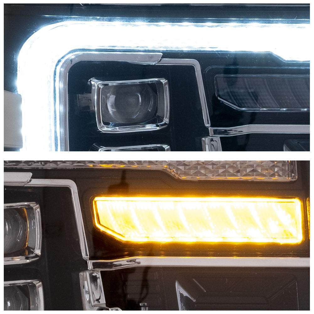 LED Headlights for GMC Sierra 1500 2500HD 3500HD 2007–2013