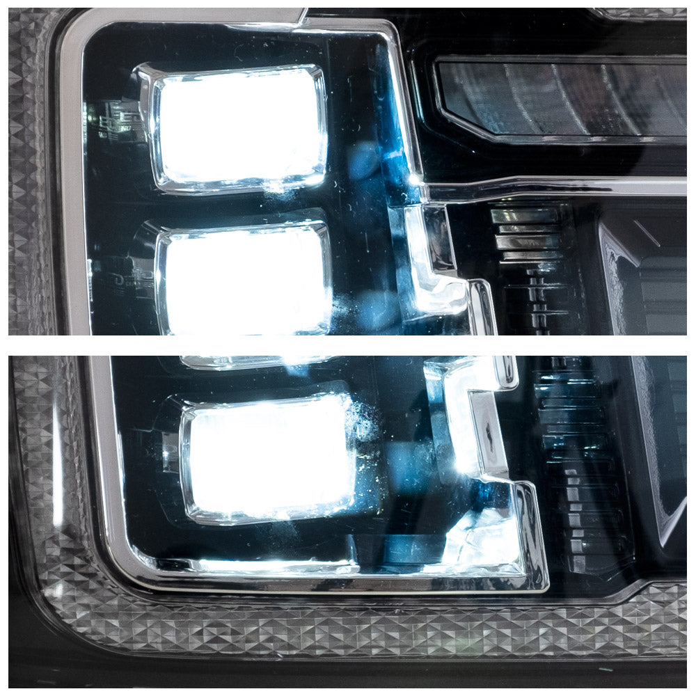 LED Headlights for GMC Sierra 1500 2500HD 3500HD 2007–2013