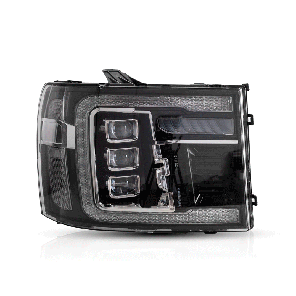 LED Headlights for GMC Sierra 1500 2500HD 3500HD 2007–2013