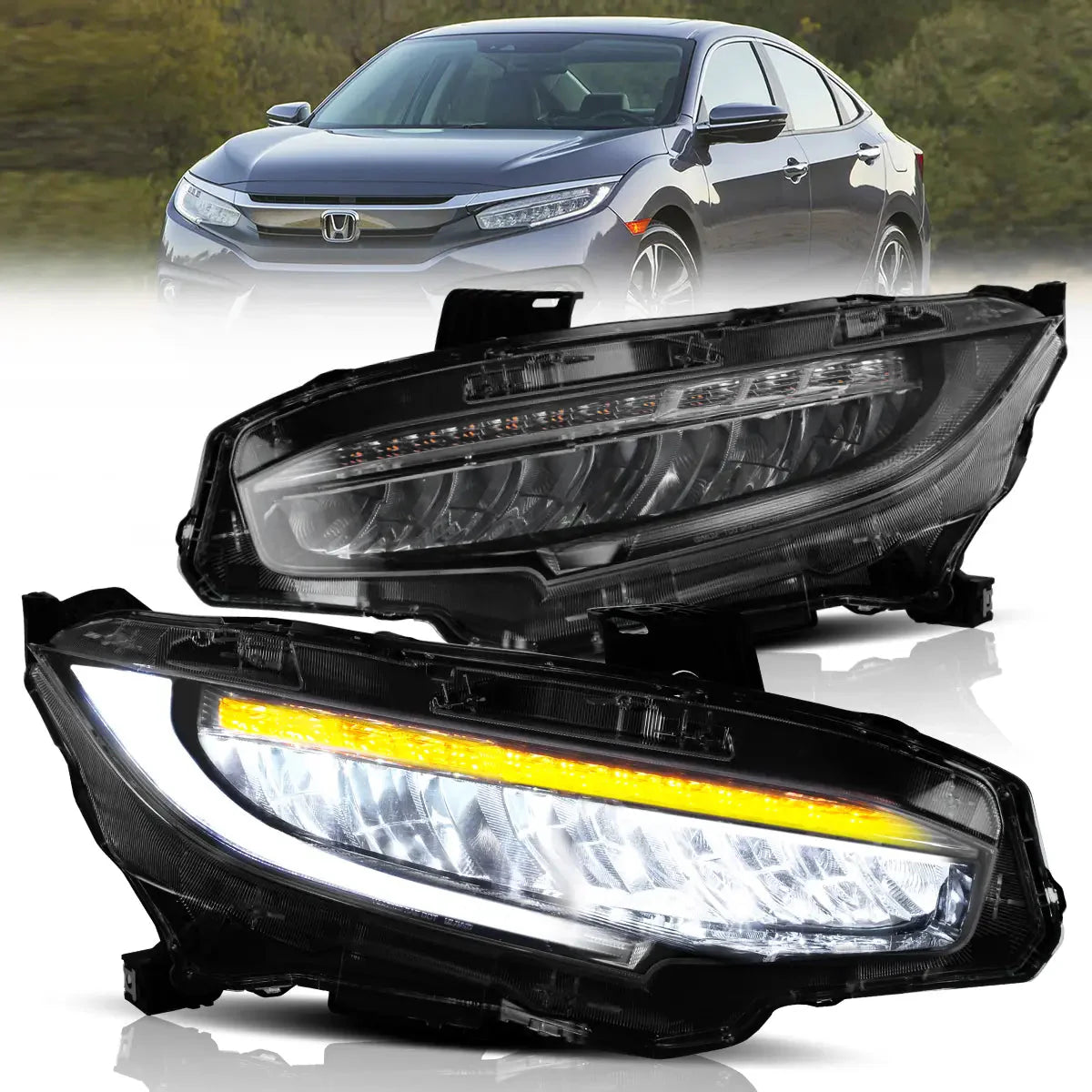 LED Headlights for Honda Civic 2016–2021