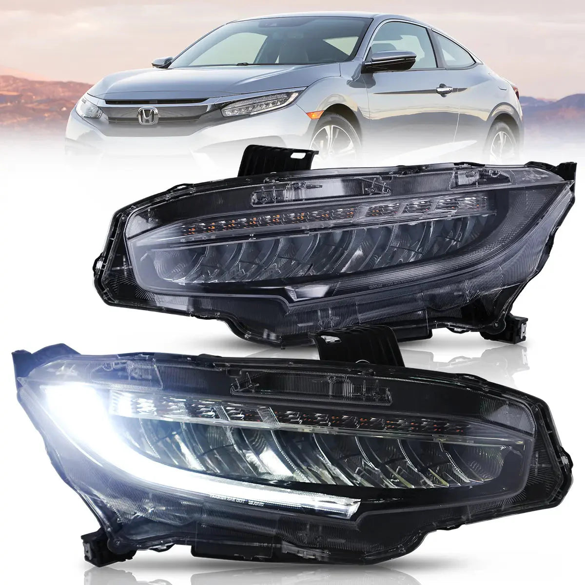 LED Headlights for Honda Civic 2016–2021