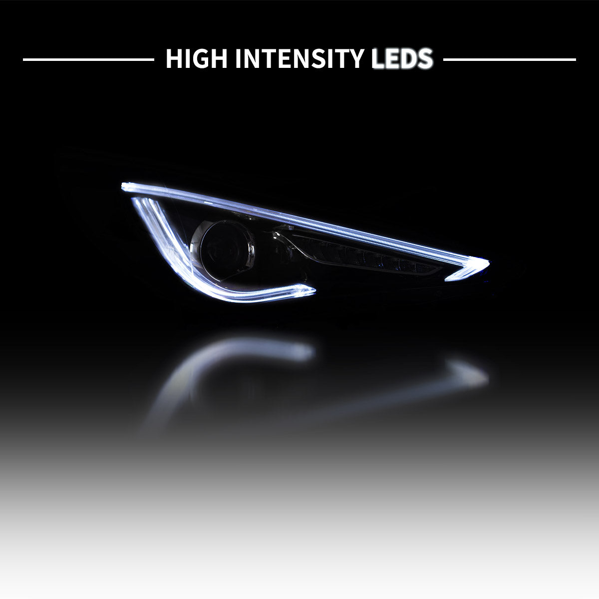 LED Headlights for Hyundai Sonata 2011–2014