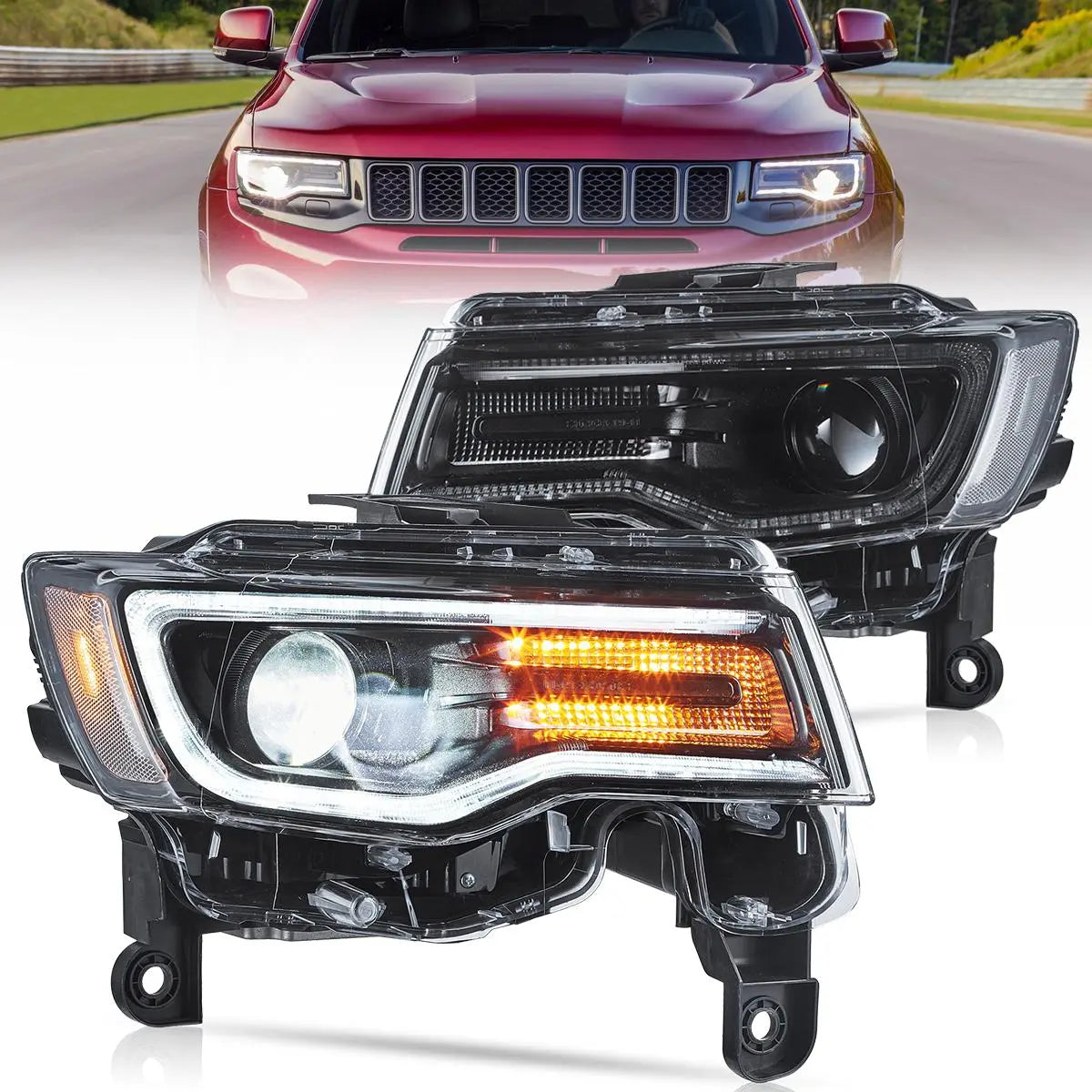 LED Headlights for Jeep Grand Cherokee 2014–2022