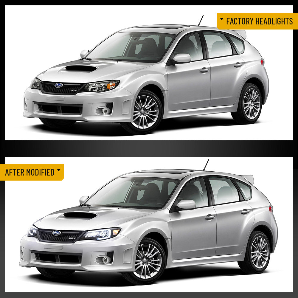 LED Headlights for Subaru Impreza WRX 2008–2014