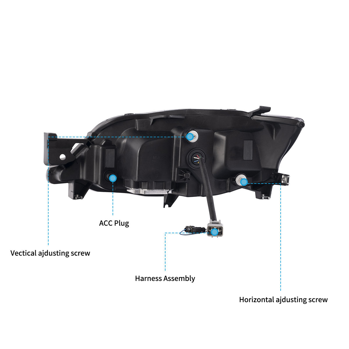 LED Headlights for Subaru Impreza WRX 2008–2014
