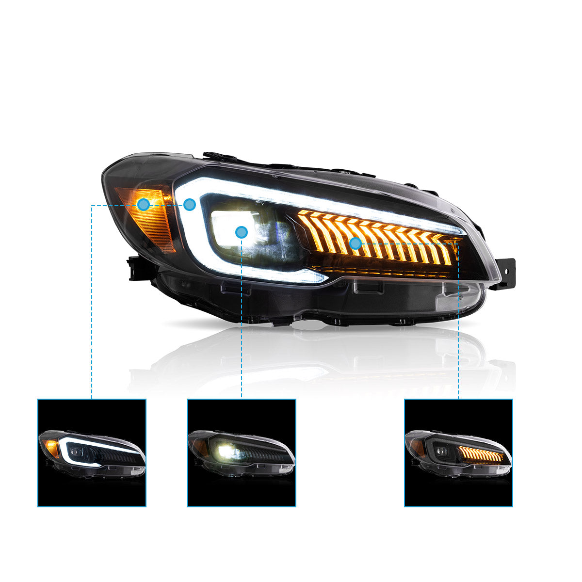 LED Headlights for Subaru WRX 2015–2021