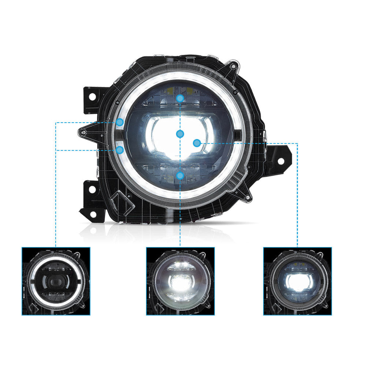LED Headlights for Suzuki Jimny 2019–2023