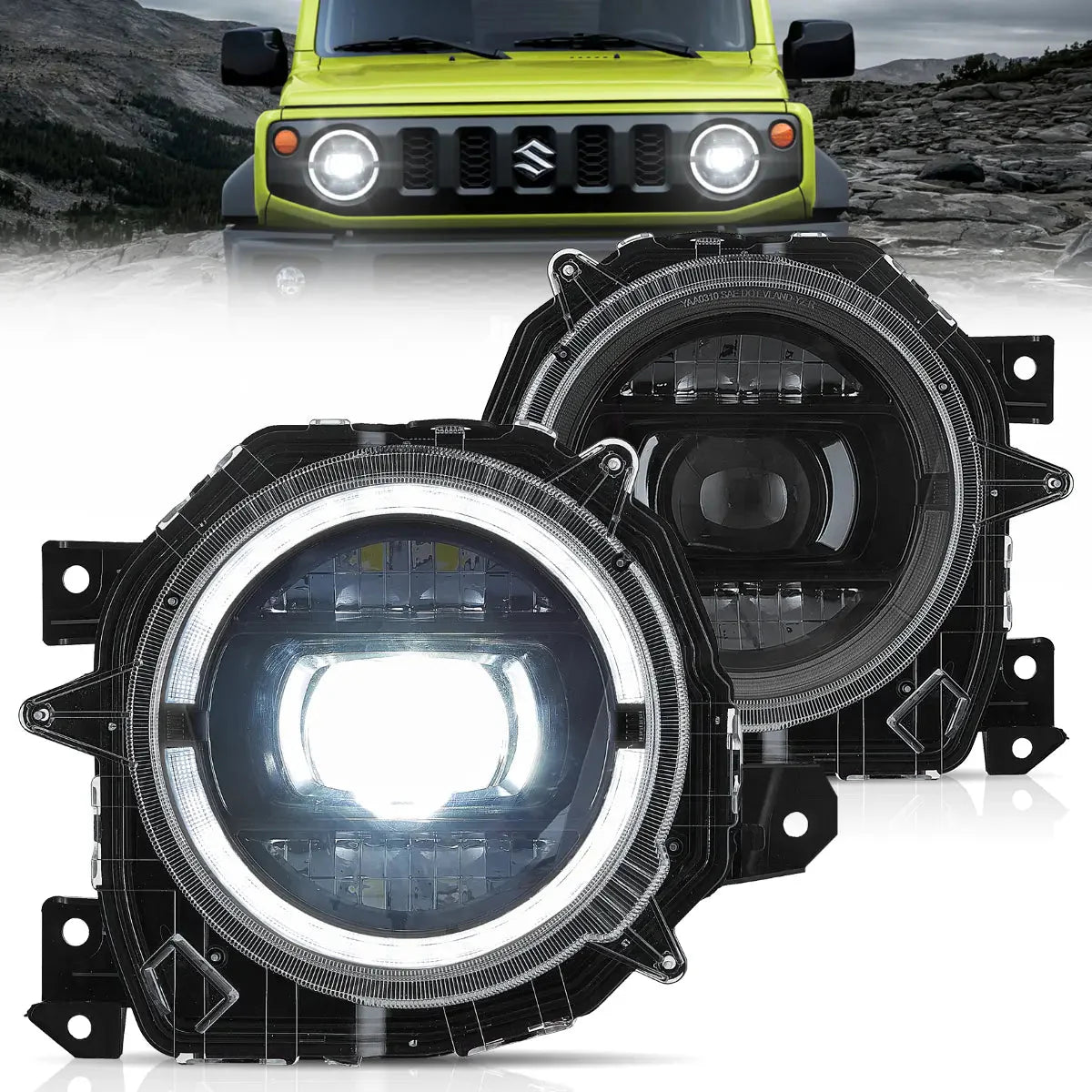 LED Headlights for Suzuki Jimny 2019–2023