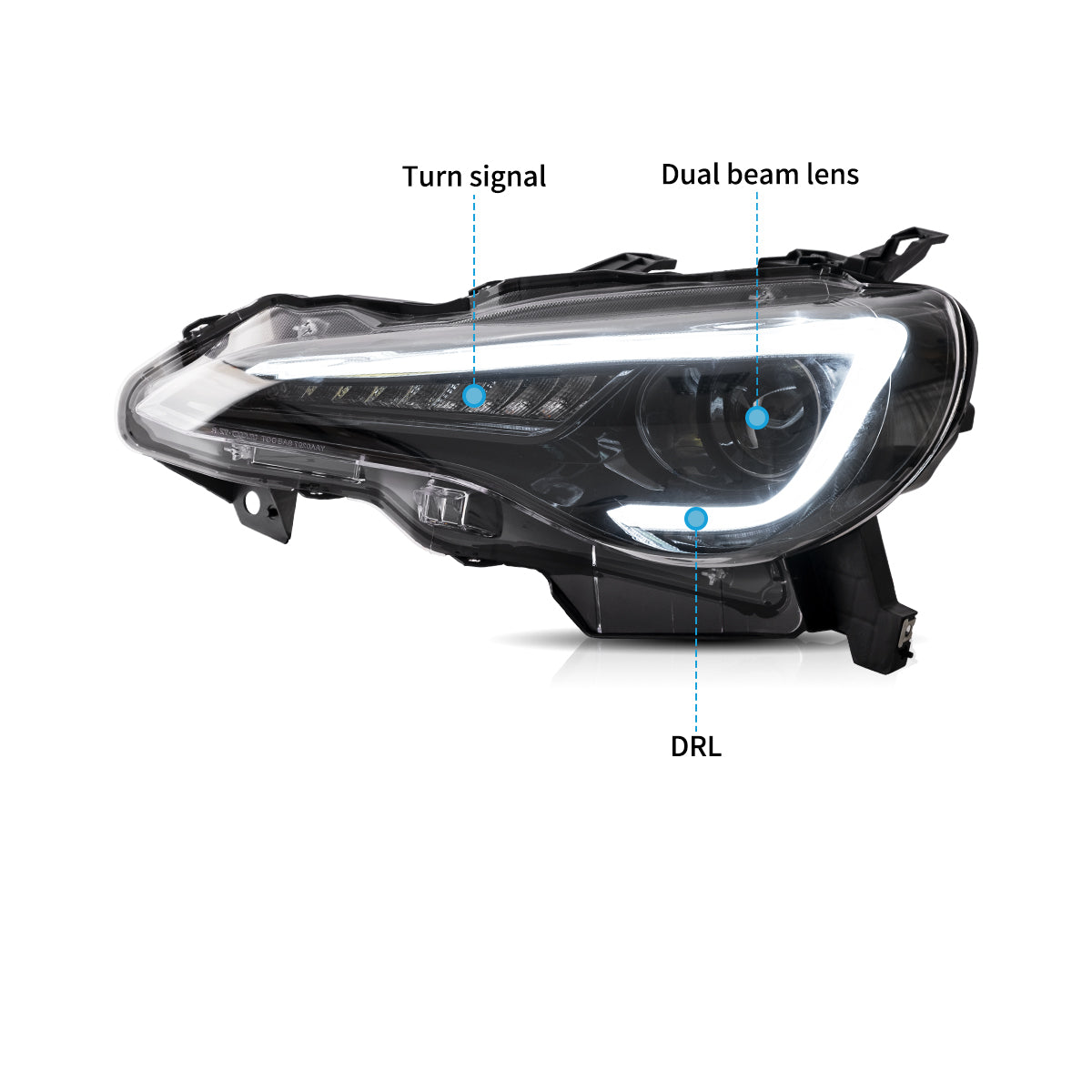 LED Headlights for Toyota 86(ZN6) & Subaru BRZ(ZC6) & Scion FR-S 2012–2021