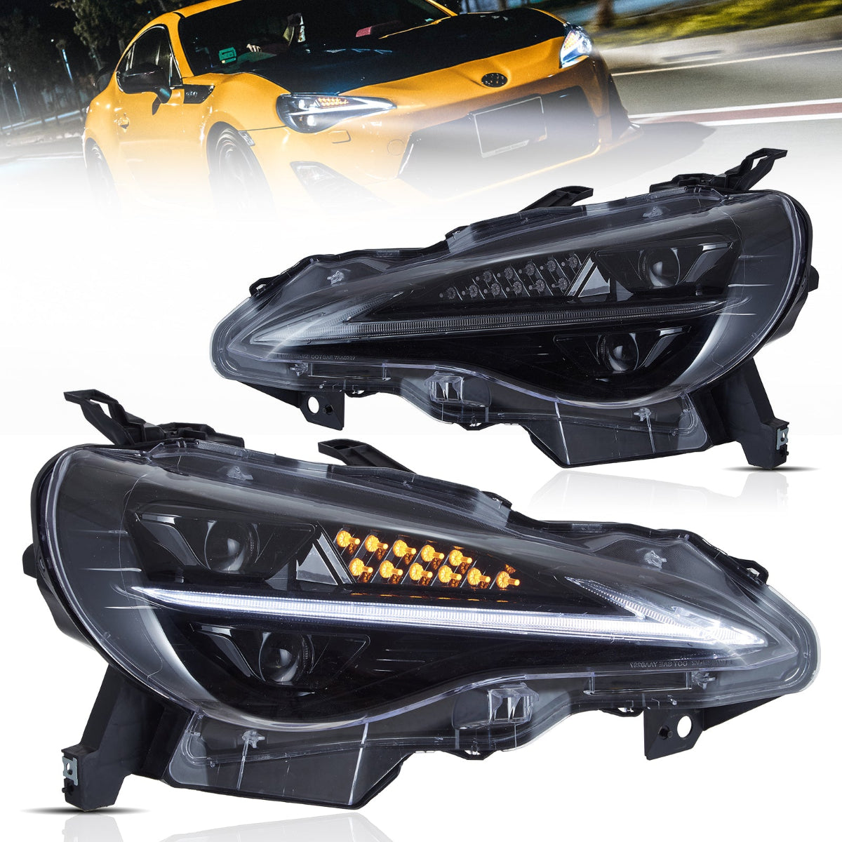 LED Headlights for Toyota 86 GT86 & Scion FR-S & Subaru BRZ 2012–2021