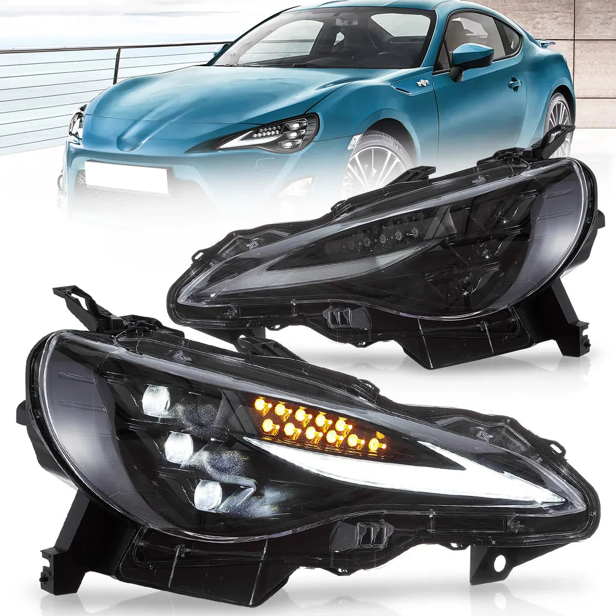 Toyota 86 & Scion FR-S & Subaru BRZ LED Headlights 2012–2021 (Clearance)