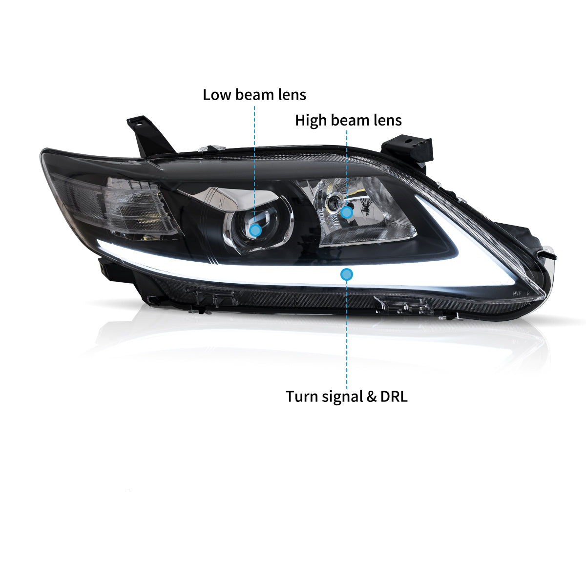 LED Headlights for 2010 2011 Toyota Camry