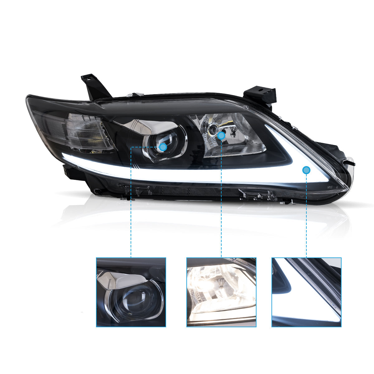 LED Headlights for 2010 2011 Toyota Camry