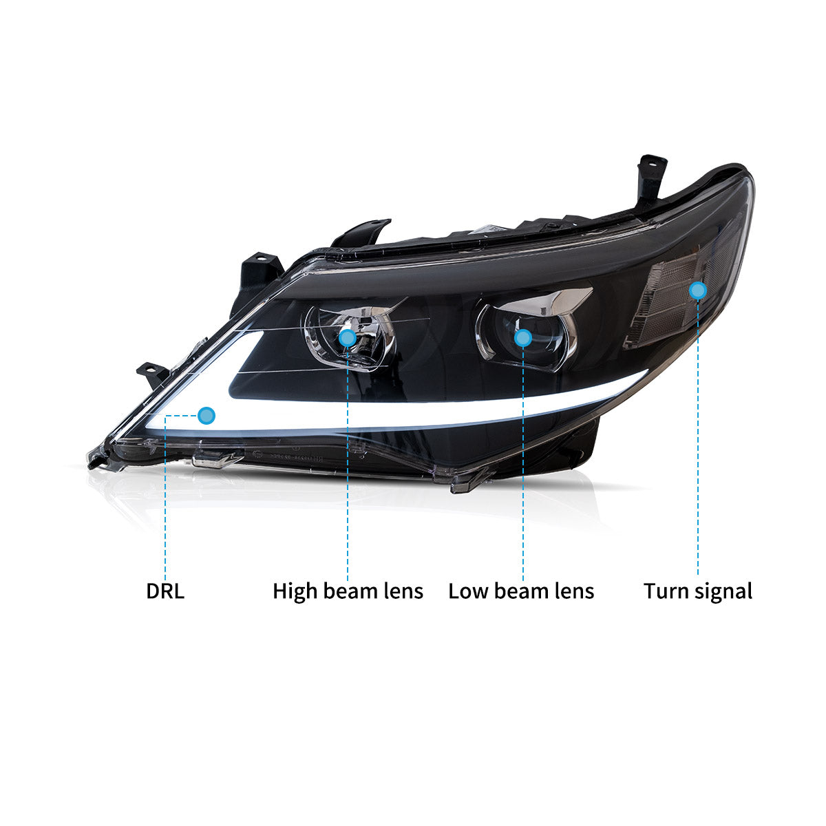 LED Headlights for Toyota Camry Sedan 2012–2014