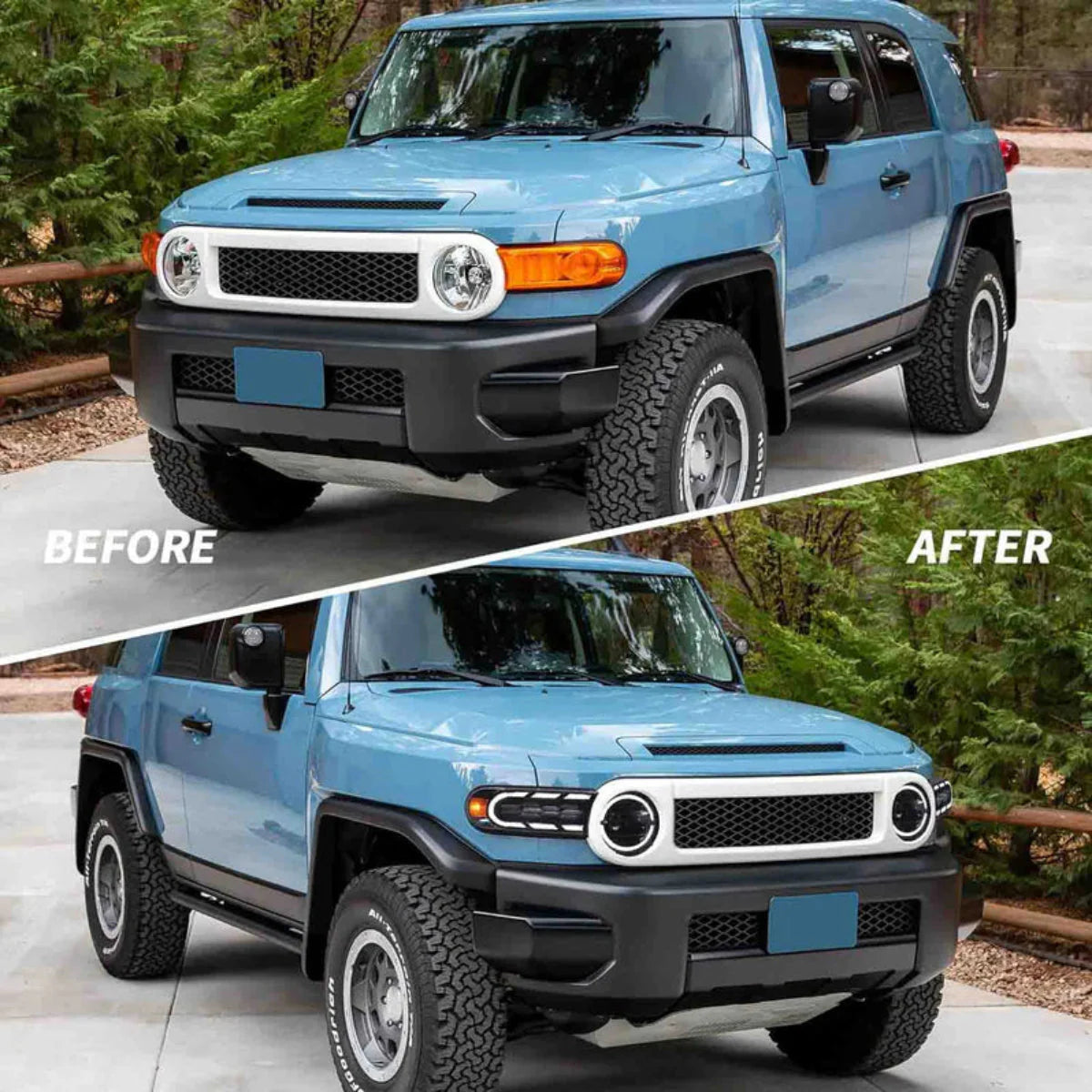 LED Headlights for Toyota Fj Cruiser XJ10 2006–2022