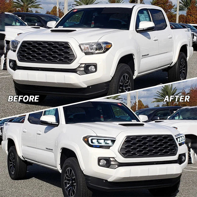 LED Matrix Projector Headlights for Toyota Tacoma 2016–2023