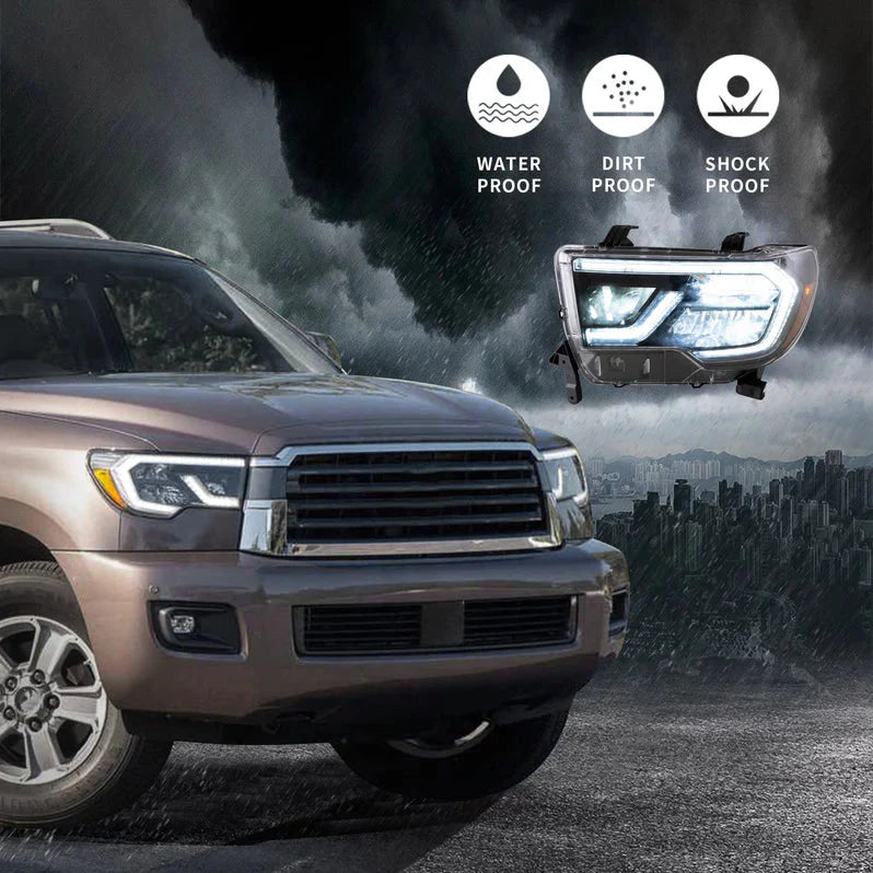 LED Headlights for Toyota Tundra & 2008–2020 Sequoia 2007–2013
