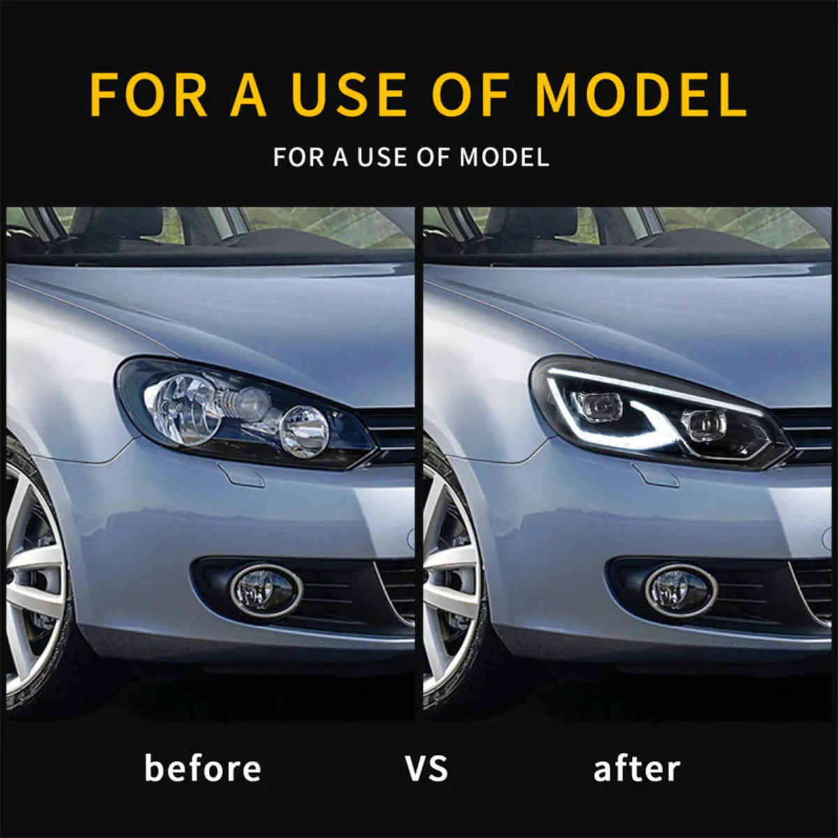 LED Headlights for Volkswagen Golf 6 MK6 2009–2014