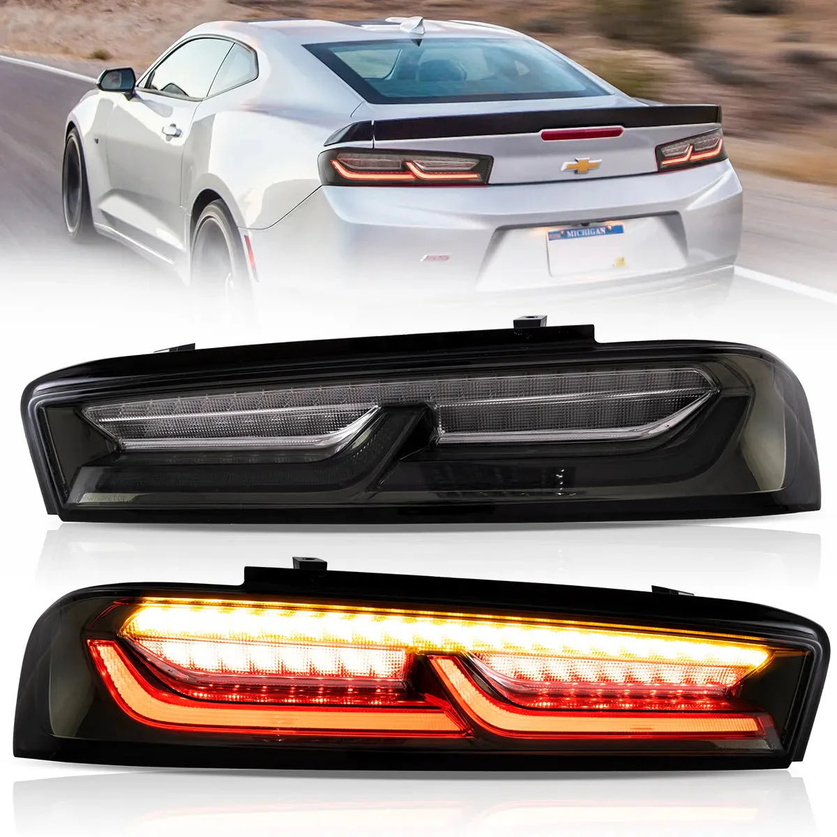 LED Tail Lights for Chevrolet Camaro Chevy 2016–2018